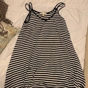 Striped swim cover up/ summer dress